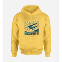 Thumbnail for VINTAGE G4157 - The Wingwalker's Wave - Premium Hoodie design on yellow premium