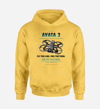 Thumbnail for DJI Avata 2 design on yellow hoodie single side