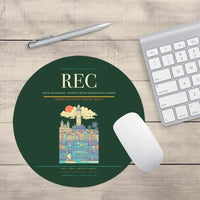 Thumbnail for Recife Guararapes (REC) design on dark green round mouse pad