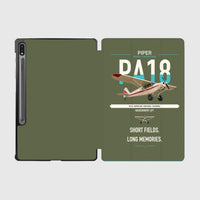 Thumbnail for Piper PA-18 Super Cub design on green army samsung tablet tablet case