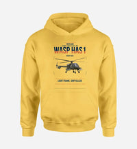 Thumbnail for Westland Wasp HAS1 design on yellow double-side hoodie, single-side print