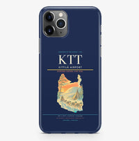 Thumbnail for Kittilä Airport (KTT) design on navy blue iPhone 16 Pro MagSafe case