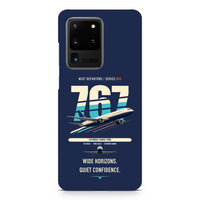 Thumbnail for Boeing 767-300ER design on samsung case - navy blue