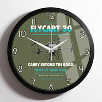 Thumbnail for DJI FlyCart 30 design on green army framed wall clock