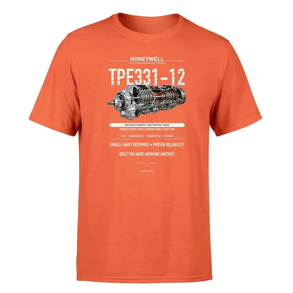 TPE331-12 design on orange single side