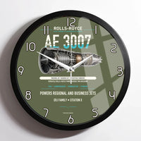 Thumbnail for AE 3007 design on green army framed wall clock