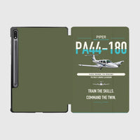 Thumbnail for Piper PA-44-180 Seminole design on green army samsung tablet tablet case