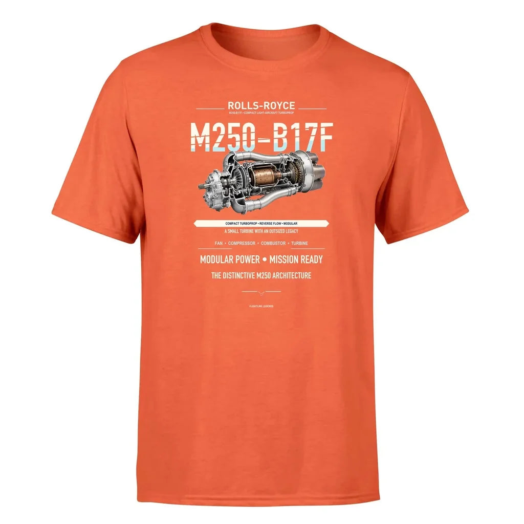 M250-B17F design on orange single side