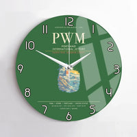Thumbnail for Portland International Jetport PWM Wall-Clock No-Frame - Green