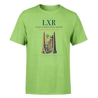 Thumbnail for Luxor International Airport (LXR) T-Shirt single-side front print in Light Green | luxor-international-airport-lxr-double-side-t-shirt