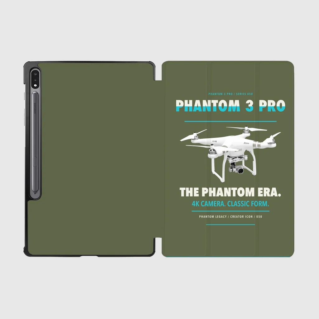DJI Phantom 3 Professional design on green army samsung tablet tablet case