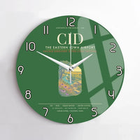 Thumbnail for The Eastern Iowa Airport Cedar Rapids CID Wall-Clock No-Frame - Green