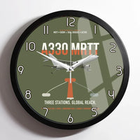 Thumbnail for Airbus A330 MRTT design on green army framed wall clock