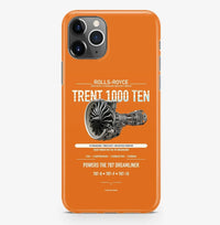 Thumbnail for TRENT 1000 TEN Case ProMax design on orange iphone case promax