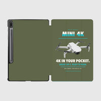 Thumbnail for DJI Mini 4K design on green army samsung tablet tablet case
