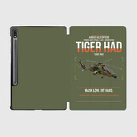 Thumbnail for Airbus Helicopters Tiger HAD design on green army samsung tablet tablet case
