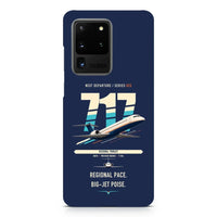 Thumbnail for Boeing 717-200 design on samsung case - navy blue