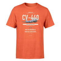 Thumbnail for Convair CV-440 Metropolitan design on orange single side