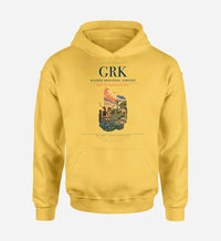Thumbnail for Killeen Regional Airport (GRK) design on yellow hoodie single-side print
