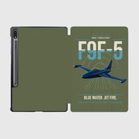 Thumbnail for F9F-5 Panther design on green army samsung tablet tablet case