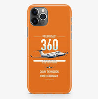 Thumbnail for Beechcraft King Air 360 design on orange magsafe iphone case, for iPhone Pro Max