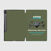 Thumbnail for ACSL SOTEN design on green army samsung tablet tablet case