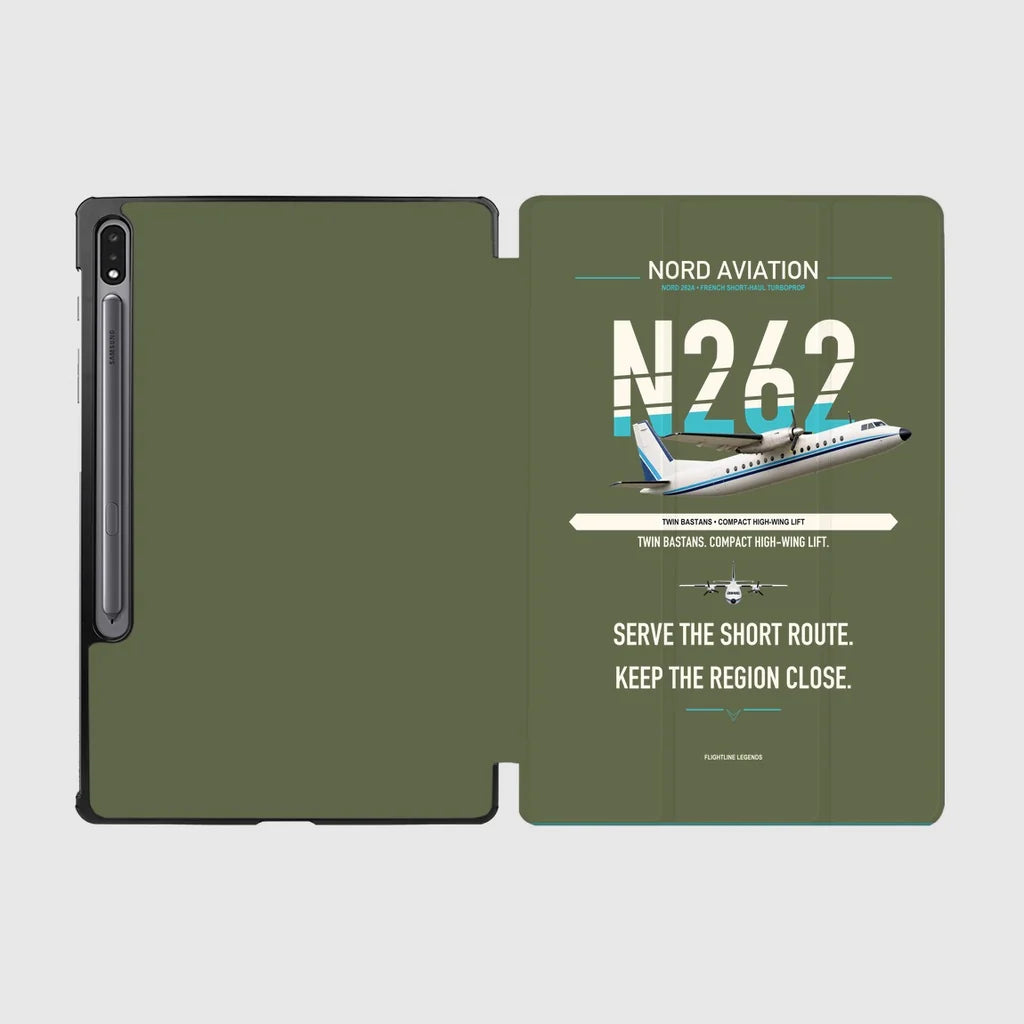 Nord 262A design on green army samsung tablet tablet case