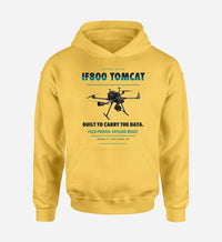 Thumbnail for Inspired Flight IF800 Tomcat design on yellow hoodie single side