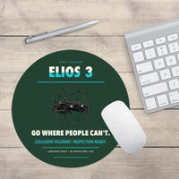 Thumbnail for Flyability Elios 3 design on dark green round mouse pad