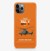 Thumbnail for Kawasaki OH-1 design on orange magsafe iphone case, for iPhone Pro Max