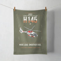 Thumbnail for Airbus H145 D3 design on green army towel