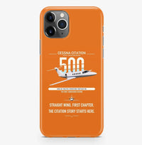 Thumbnail for Cessna Citation 500 - Citation I design on orange magsafe iphone case, for iPhone Pro Max