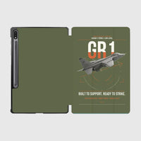 Thumbnail for SEPECAT Jaguar GR1 design on green army samsung tablet tablet case