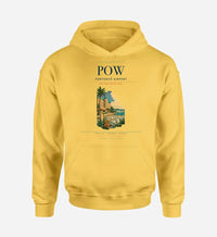 Thumbnail for Portorož Airport (POW) design on yellow hoodie single-side print