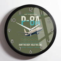 Thumbnail for P-8A Poseidon design on green army framed wall clock