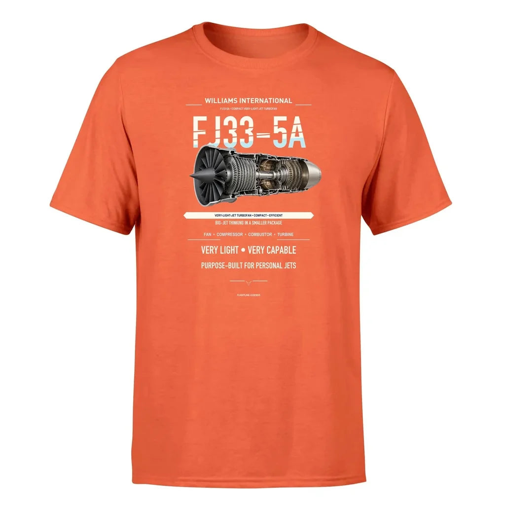 FJ33-5A design on orange single side