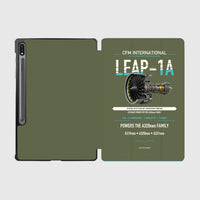 Thumbnail for CFM LEAP-1A design on green army samsung tablet tablet case