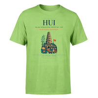 Thumbnail for Phu Bai International Airport (HUI) T-Shirt single-side front print in Light Green | phu-bai-international-airport-hui-double-side-t-shirt