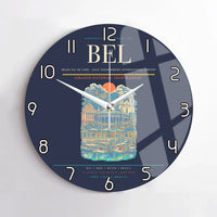 Thumbnail for Belem Val de Cans - Julio Cezar Ribeiro International Airport BEL Wall-Clock No-Frame - Navy Blue