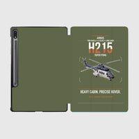 Thumbnail for Airbus H215 design on green army samsung tablet tablet case