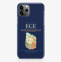 Thumbnail for Vail Airport (EGE) design on navy blue iPhone 16 Pro MagSafe case