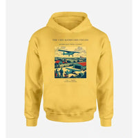 Thumbnail for VINTAGE G4201 - The Checkerboard Fields - Premium Hoodie design on yellow premium