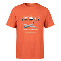 Thumbnail for Handley Page Victor K.2 design on orange double-side t-shirt, single-side print