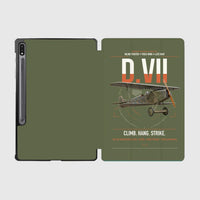 Thumbnail for Fokker D.VII design on green army samsung tablet tablet case