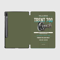 Thumbnail for TRENT 700 design on green army samsung tablet tablet case