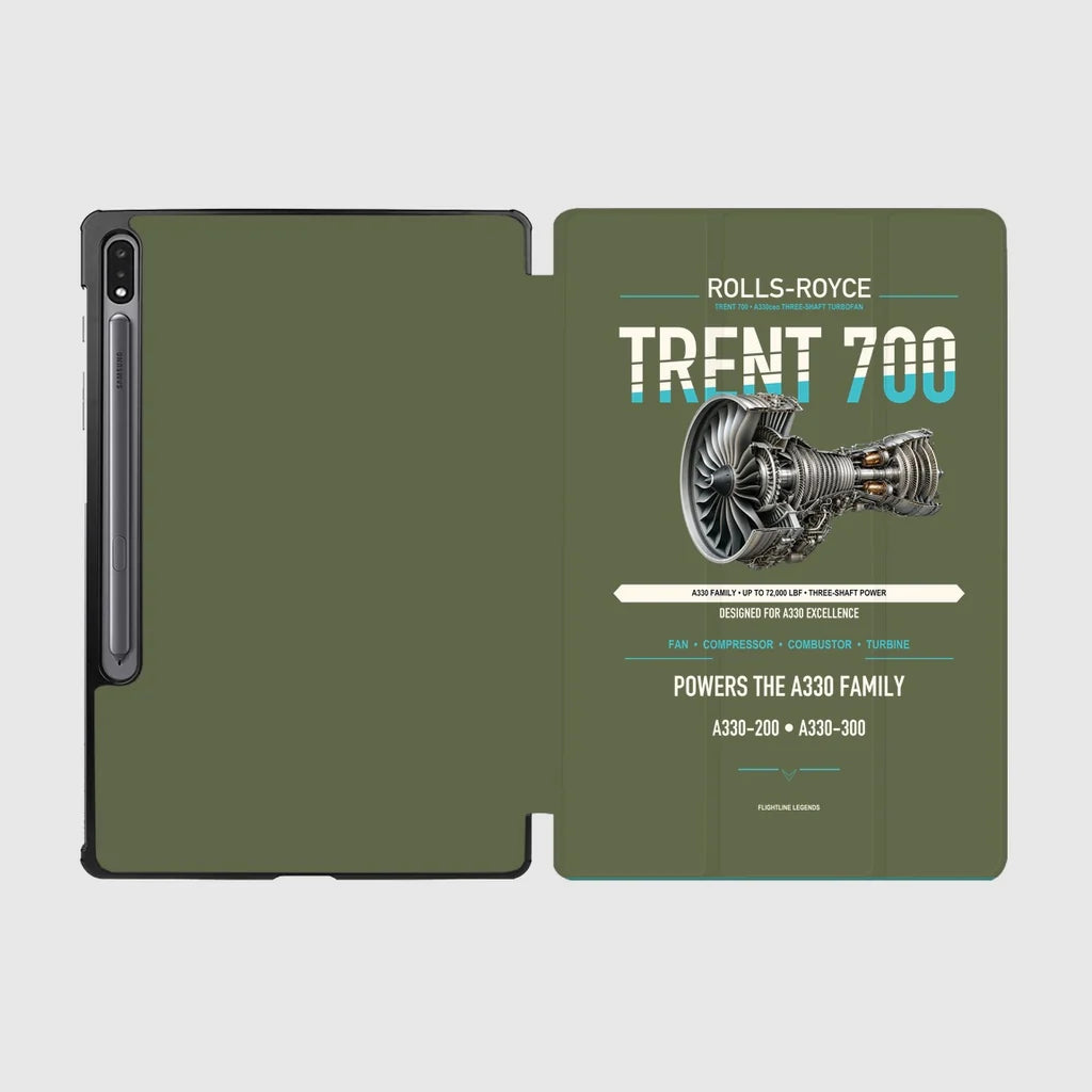 TRENT 700 design on green army samsung tablet tablet case