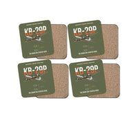 Thumbnail for KB-29P SUPERFORTRESS design on green army 4 pieces set coaster