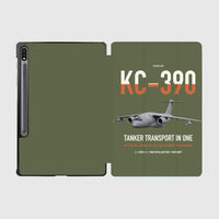Thumbnail for Embraer KC-390 Millennium design on green army samsung tablet tablet case