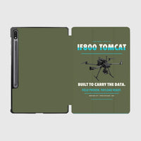 Thumbnail for Inspired Flight IF800 Tomcat design on green army samsung tablet tablet case
