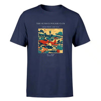 Thumbnail for VINTAGE G4436 - The Sunday Polish Club - Premium T-Shirt design on navyblue premium t shirt